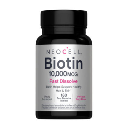 NeoCell Biotin 10000 MCG Fast Dissolve – 180 Tablets