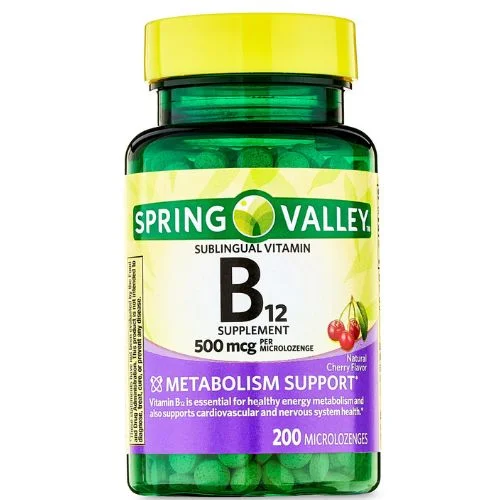 Spring-Valley-Vitamin-B12-500-mcg-Price-in-Bangladesh-1 Spring Valley Vitamin B12 500 mcg (200 Tablets). - Image 1