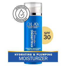 Olay Hyaluronic + Peptide 24 Face Moisturizer SPF 30 – 50ml.