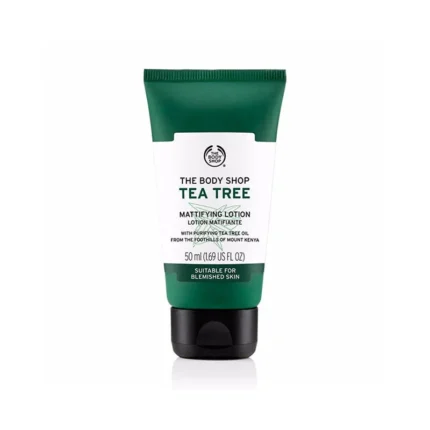 The Body Shop Tea Tree Mattifying Lotion – 50ml, For Acne Prone Skin.